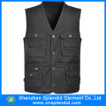 Custom Design Journalist Twill Work Pocket Vest